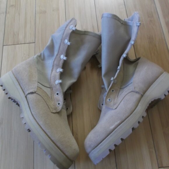 ALTAMA HOT WEATHER VENTED TAN VIBRAM SOLES TAN sz5.5W COMBAT BOOTS  KD 140560 main image 4